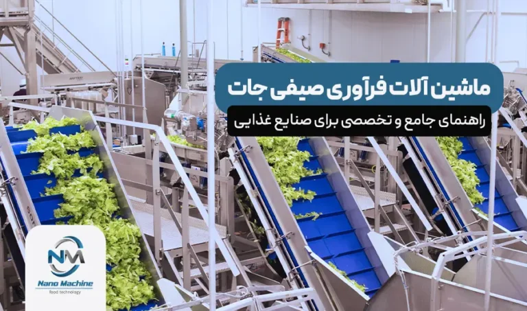 ماشین آلات فرآوری صیفی جات: راهنمای جامع و تخصصی برای صنایع غذایی